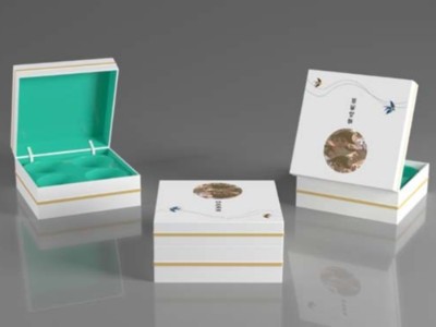 自帶奢華感的燕窩包裝盒，光看包裝就垂涎欲滴了